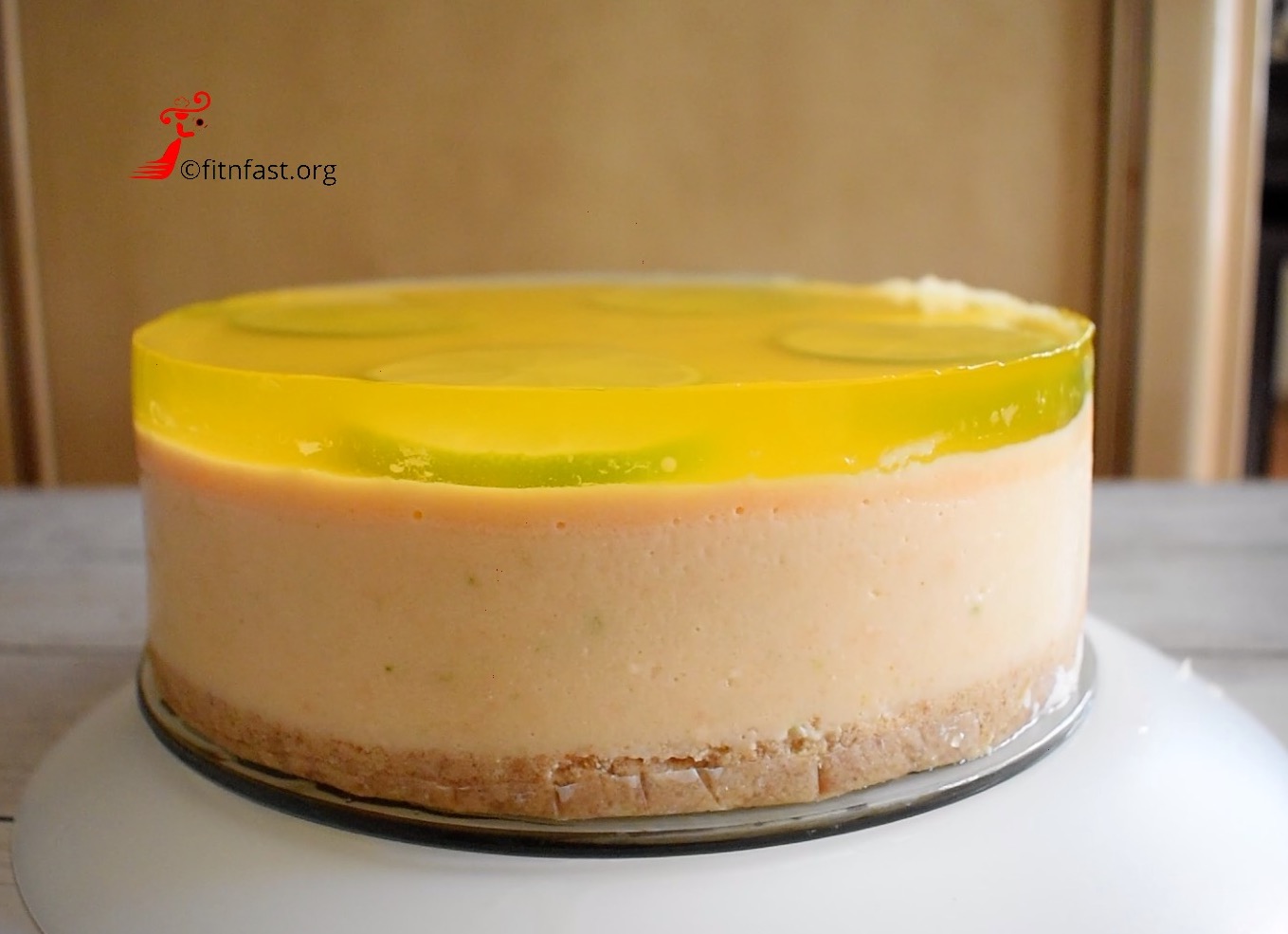 Healthier Cheesecake with Homemade Cream Cheese (No Bake, No Egg, No Cream)