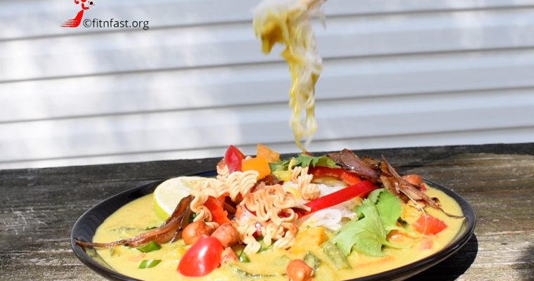 Vegetarian, Vegan, Burmese Khow Suey