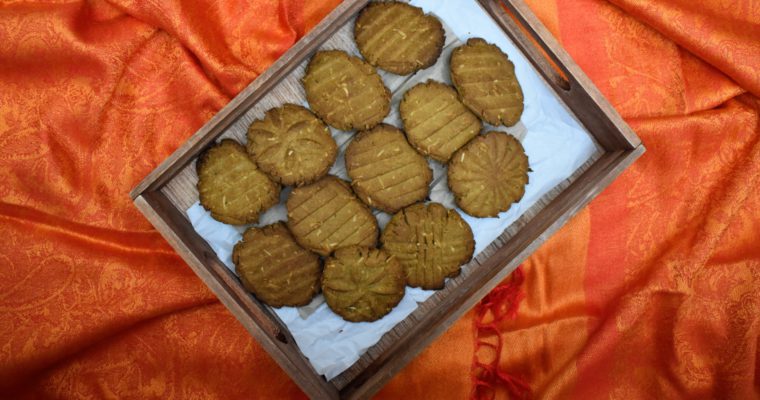 Baked Thekua, Ancient Indian Cookie from Bihar