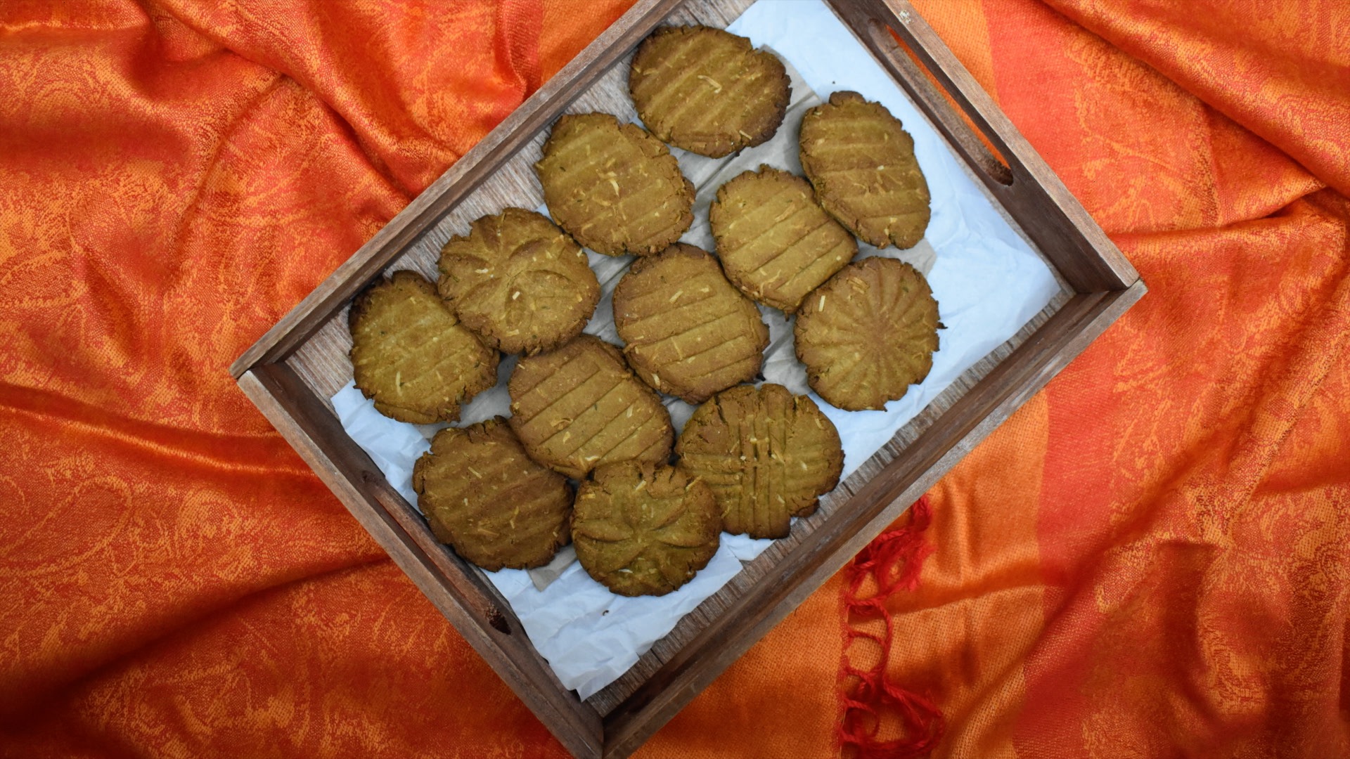 Baked Thekua, Ancient Indian Cookie from Bihar