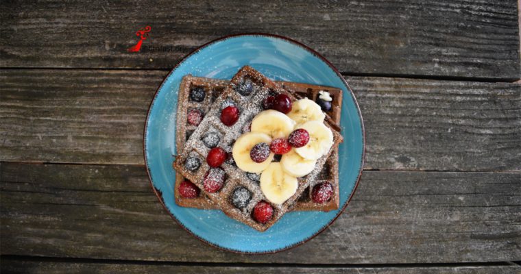Vegan Gluten-Free  Waffles or Pancakes, with added Protein