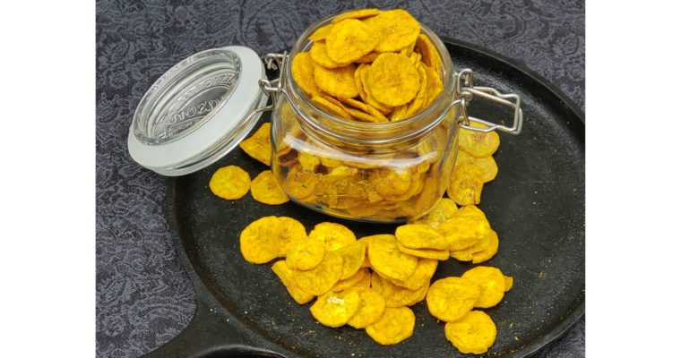 No Fry Banana Chips, Kerala Style Nendran Chips