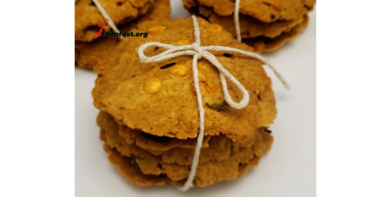 Baked Oats Thattai Recipe, Savory Cracker