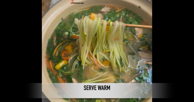 Lauki Noodle Soup-a powerhouse of vegetables