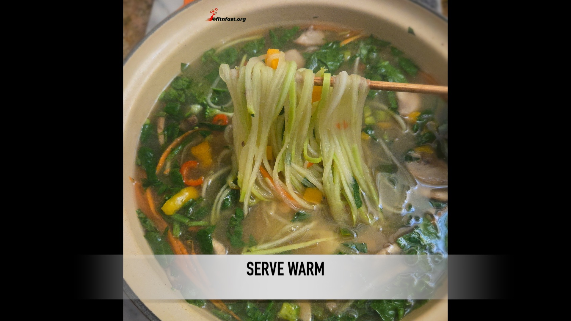 Lauki Noodle Soup-a powerhouse of vegetables